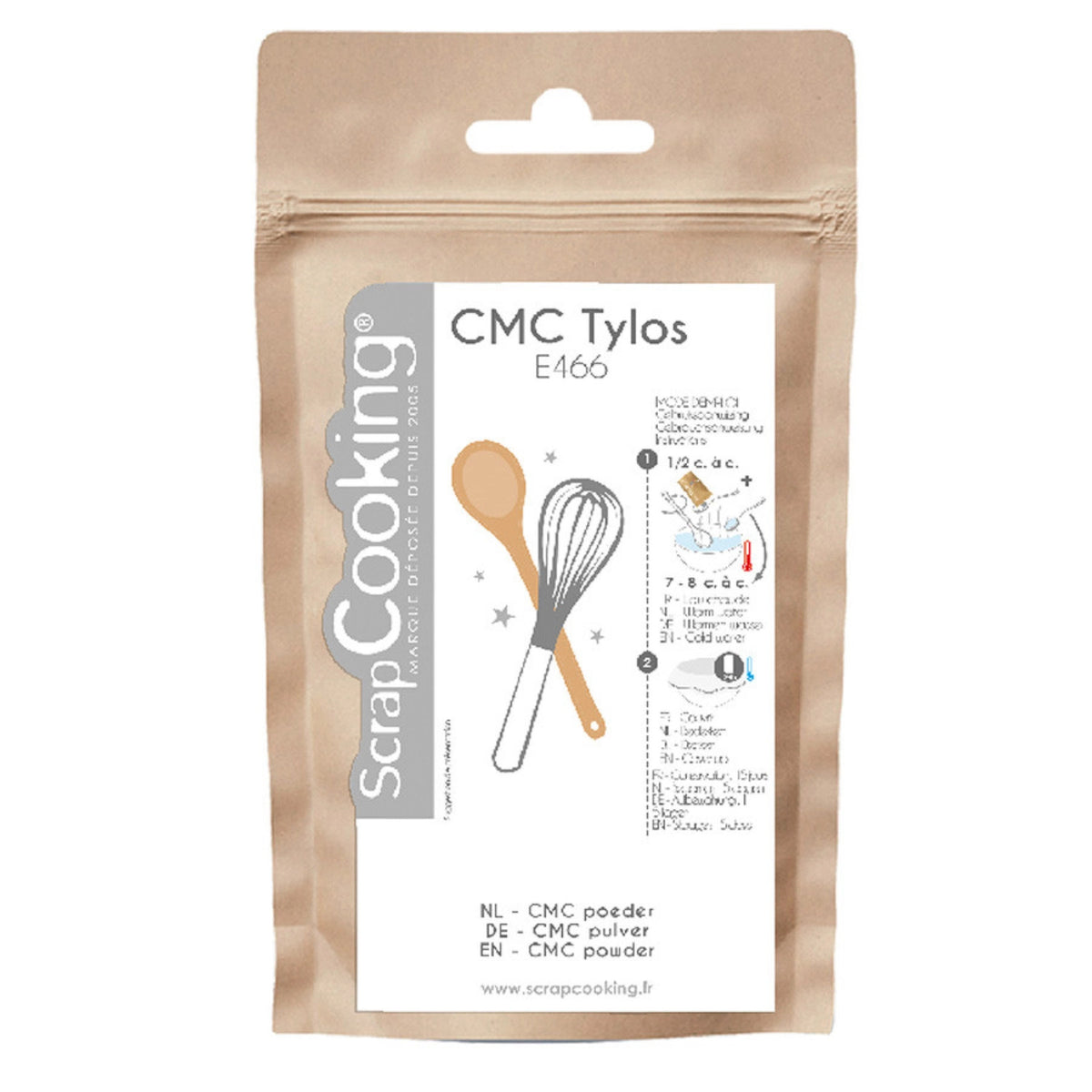 CMC Haftpulver 50g in Mehrfarbig präsentiert im Onlineshop von KAQTU Design AG. Zutaten ist von Scrap Cooking