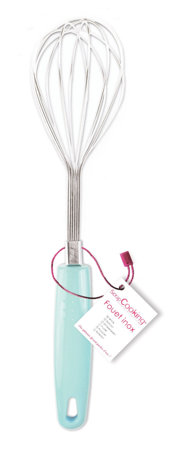 Schwingbesen Inox in Blau präsentiert im Onlineshop von KAQTU Design AG. Schwingbesen ist von Scrap Cooking