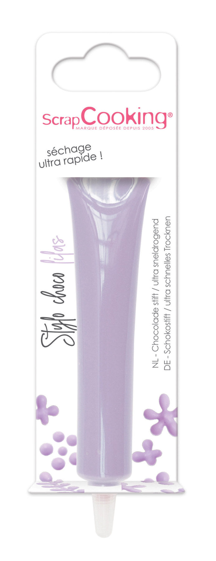 Stift mit Schokoladengeschmack lila 25g in Violett präsentiert im Onlineshop von KAQTU Design AG. Zutaten ist von Scrap Cooking