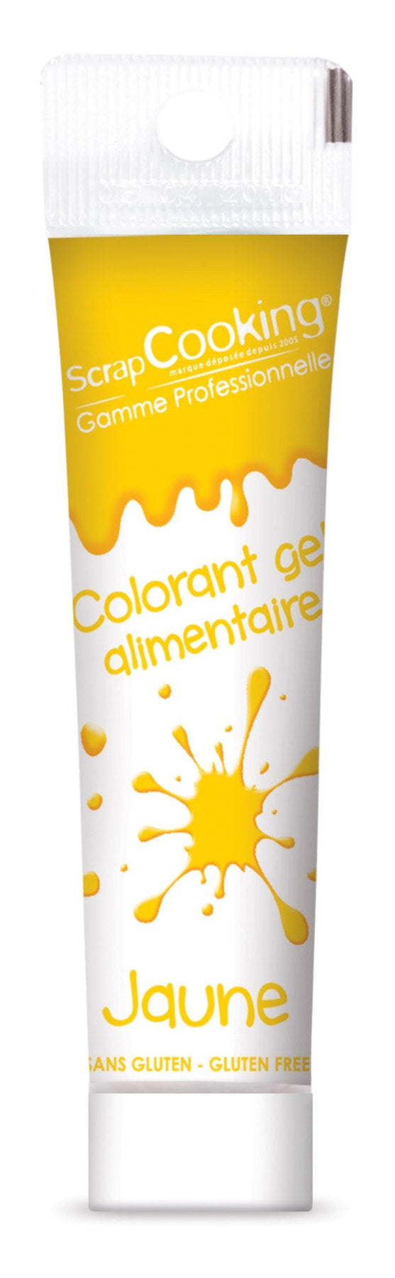 Lebensmittelfarbe Gel gelb 20g in Gelb präsentiert im Onlineshop von KAQTU Design AG. Zutaten ist von Scrap Cooking