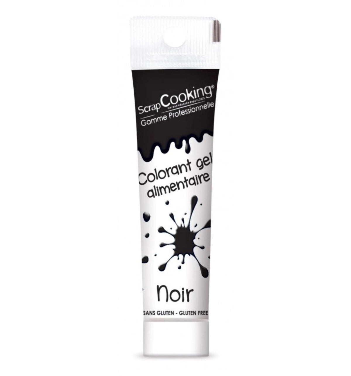 Lebensmittelfarbe Gel schwarz 20g in Schwarz präsentiert im Onlineshop von KAQTU Design AG. Zutaten ist von Scrap Cooking