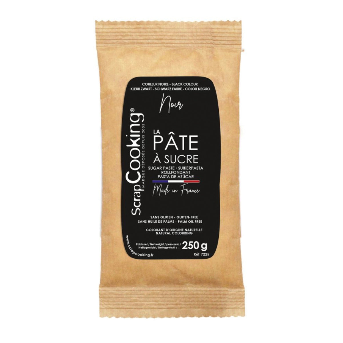 Zuckerpaste schwarz 250g in Schwarz präsentiert im Onlineshop von KAQTU Design AG. Zutaten ist von Scrap Cooking