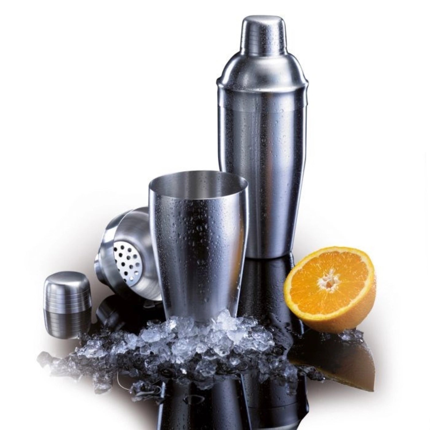 Eleganter 3-teiliger Cocktailshaker von Westmark, 0,75 l, ideal für kreative Mixgetränke und stilvolle Cocktails zu Hause.
