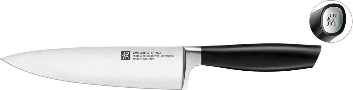All Star Kochmesser 200 in Schwarz präsentiert im Onlineshop von KAQTU Design AG. Küchenmesser ist von Zwilling Kitchen