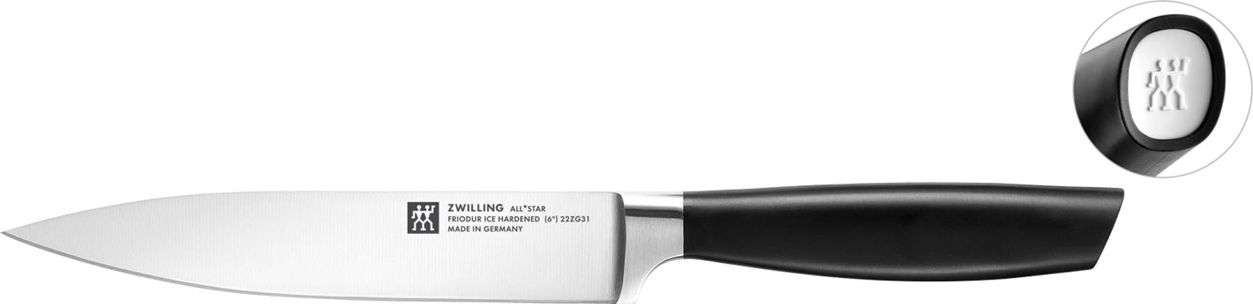 All Star Tranchiermesser 160, weiss in Weiss präsentiert im Onlineshop von KAQTU Design AG. Küchenmesser ist von Zwilling