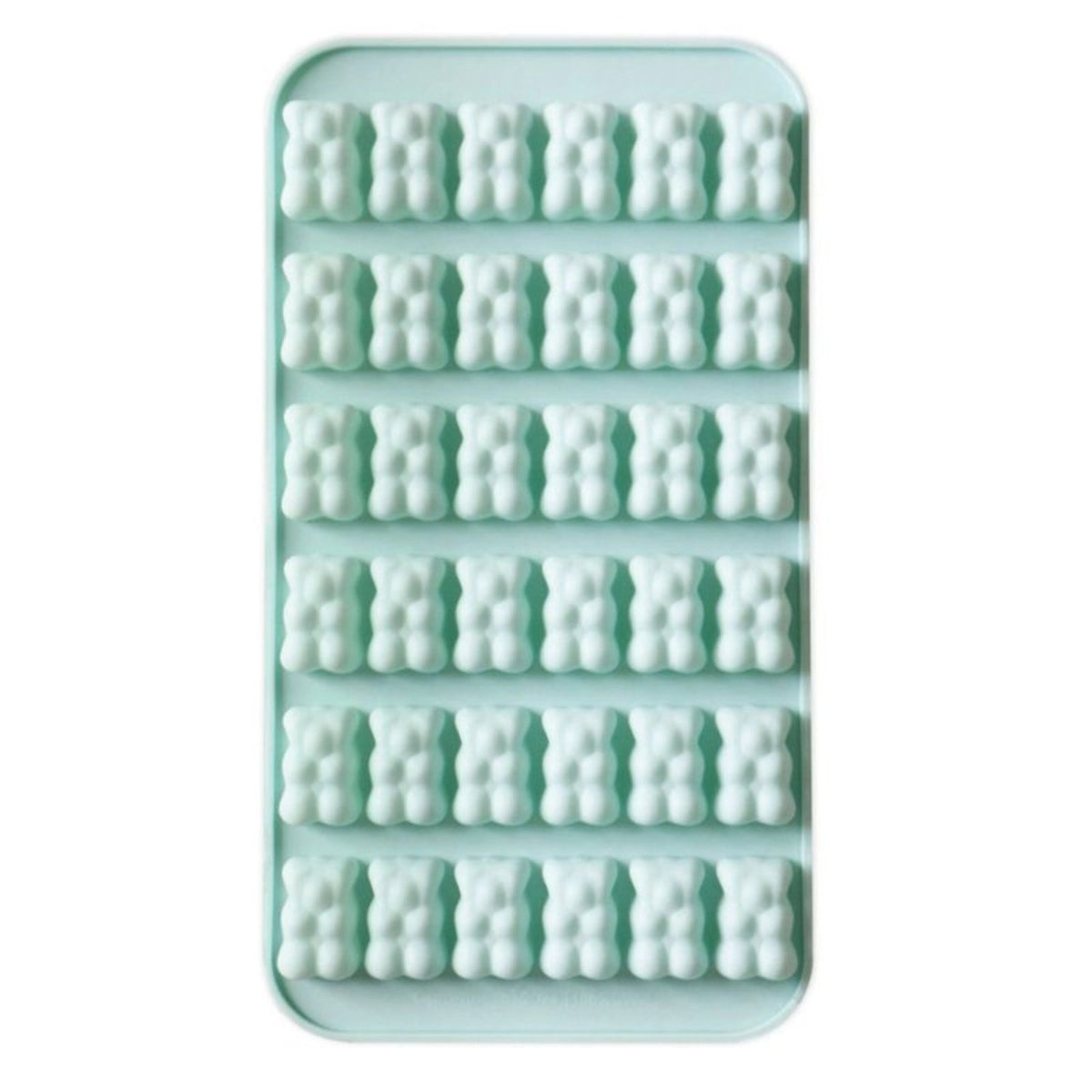 36er Silikonbackform Gummibären klein in Grün präsentiert im Onlineshop von KAQTU Design AG. Backform / Backblech ist von Scrap Cooking