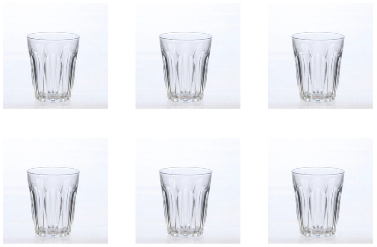 6er Set Provence Becher 25cl in Transparent präsentiert im Onlineshop von KAQTU Design AG. Glas ist von GHA