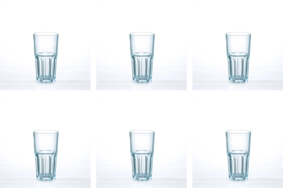 6er Set Granity Longdrinkbecher 31cl  2 5dl geeicht in Transparent präsentiert im Onlineshop von KAQTU Design AG. Glas ist von Arcoroc