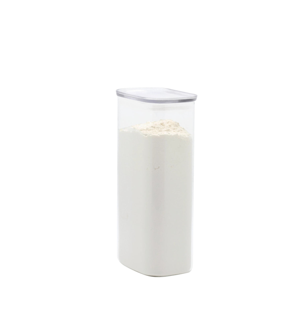 Vorratsglas mit Glasdeckel 1.8l 12.5x8.5x26.1cm in Transparent präsentiert im Onlineshop von KAQTU Design AG. Aufbewahrungsbehälter ist von Pebbly