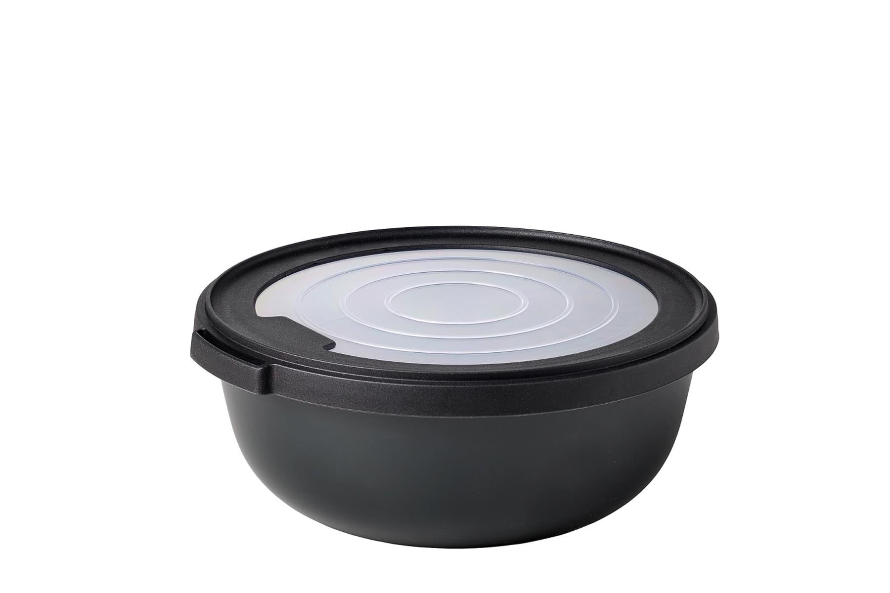 Mepal pro, Essschale 1250ml, PET, nordic black in Schwarz präsentiert im Onlineshop von KAQTU Design AG. Schale ist von Mepal Pro