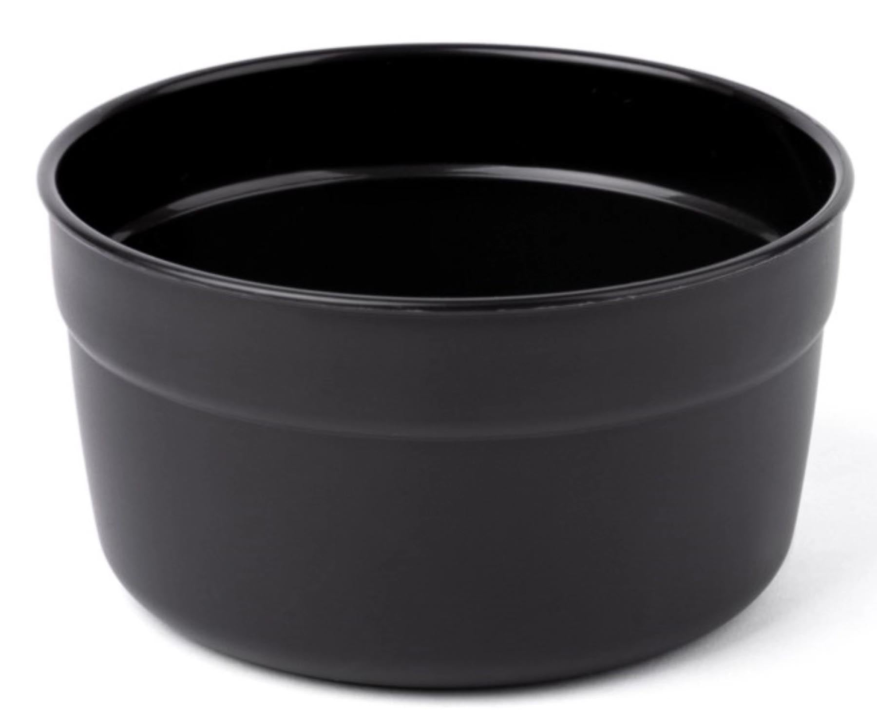 Amuse Pro Mehrwegschale rund 500ml schwarz in Schwarz präsentiert im Onlineshop von KAQTU Design AG. Snackbox ist von Amuse