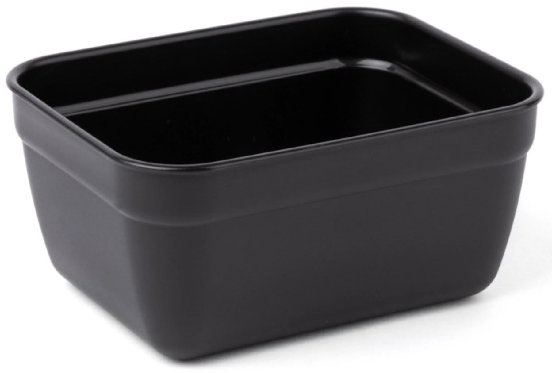 Amuse Pro Mehrwegschale rechteckig S 400ml schwarz in Schwarz präsentiert im Onlineshop von KAQTU Design AG. Snackbox ist von Amuse