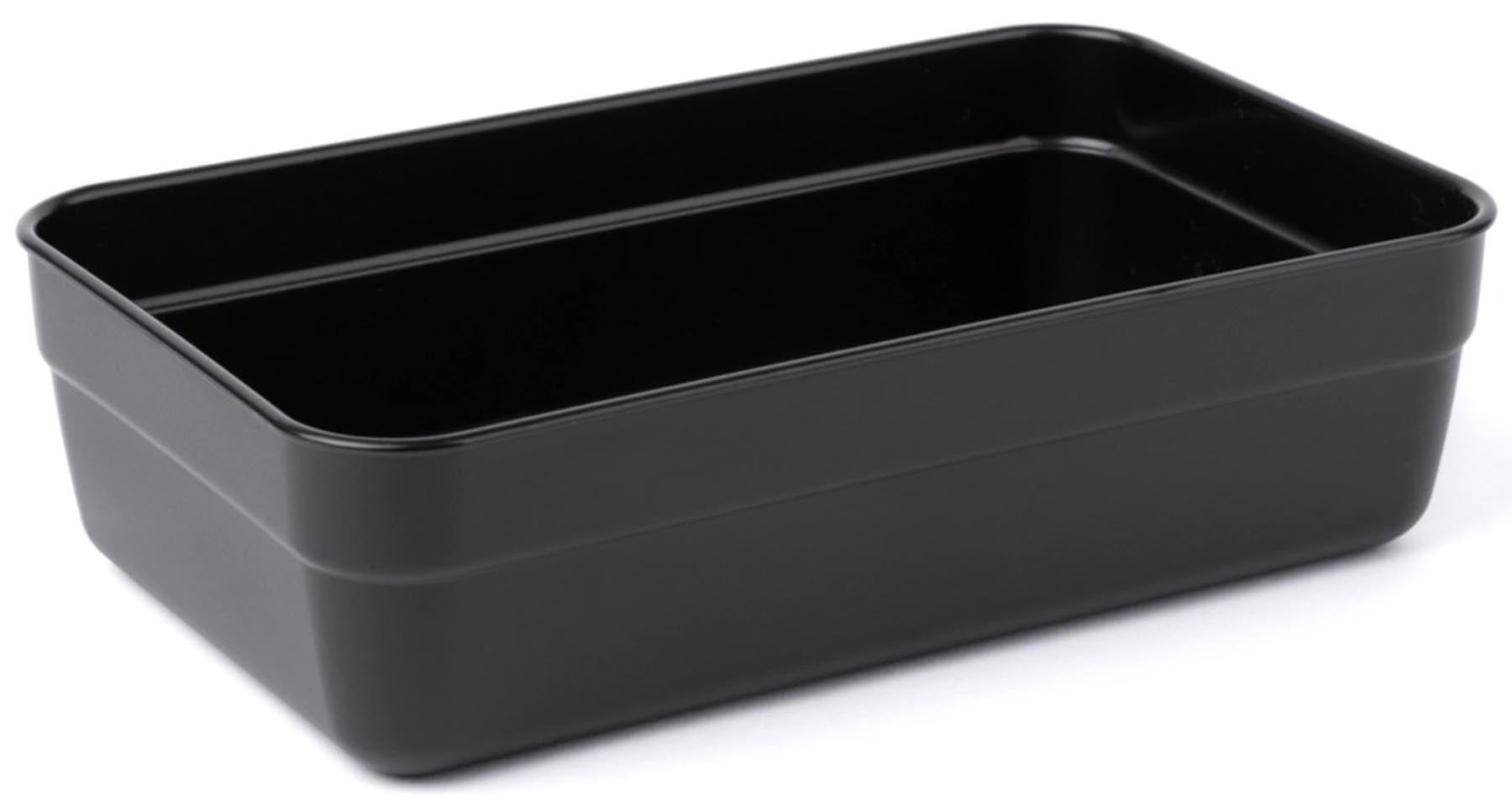 Amuse Pro Mehrwegschale rechteckig M 950ml schwarz in Schwarz präsentiert im Onlineshop von KAQTU Design AG. Snackbox ist von Amuse