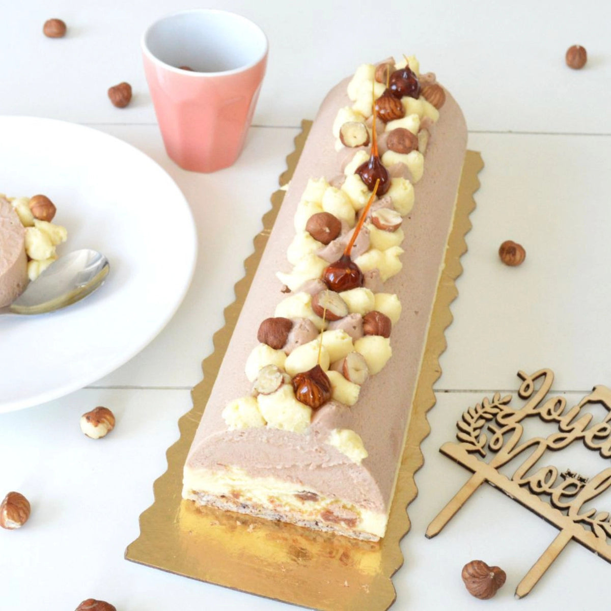 2er Set Bûche Classique in Weiss präsentiert im Onlineshop von KAQTU Design AG. Backform / Backblech ist von Scrap Cooking