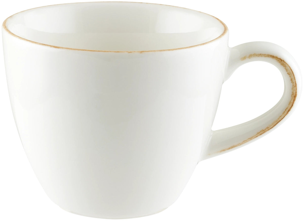 Retro Tawny Rita Espressotasse 80ml in Weiss präsentiert im Onlineshop von KAQTU Design AG. Espressotassen ist von Bonna