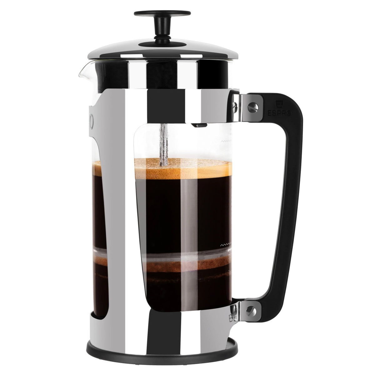 French Press P5 946ml Kunststoff glänzend in Silber präsentiert im Onlineshop von KAQTU Design AG. Küchengerät ist von Espro