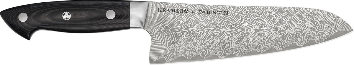 Kramer Euro Stainless Santoku 18cm in Schwarz präsentiert im Onlineshop von KAQTU Design AG. Küchenmesser ist von Zwilling