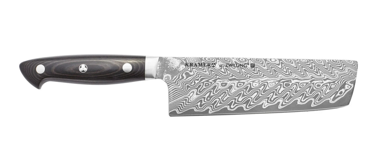 Kramer Euro Stainless Nakiri 17cm in Schwarz präsentiert im Onlineshop von KAQTU Design AG. Küchenmesser ist von Zwilling
