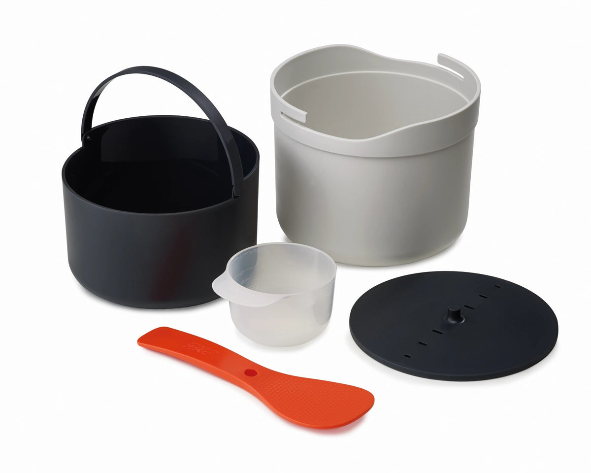 M-Cuisine Reiskocher H22cm D14cm grau orange in Mehrfarbig präsentiert im Onlineshop von KAQTU Design AG. Küchenhelfer ist von Joseph Joseph