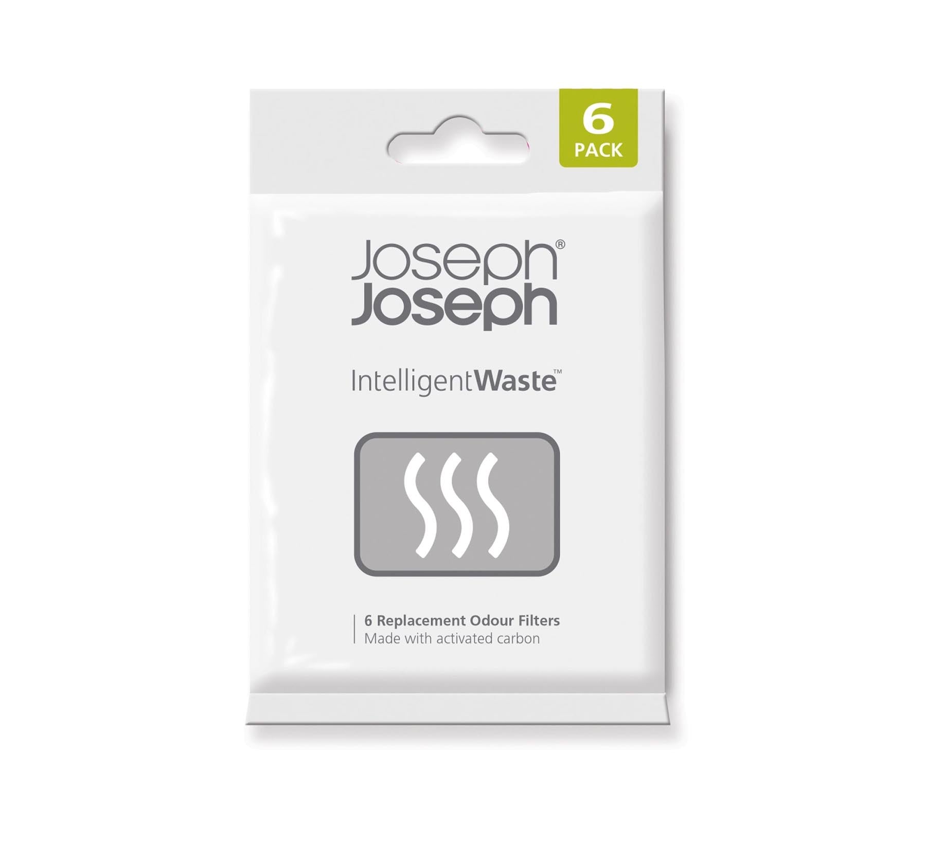 6er Set Ersatz Geruchfilter für 170907 & 170908 in Weiss präsentiert im Onlineshop von KAQTU Design AG. Aufbewahrungsbehälter ist von Joseph Joseph