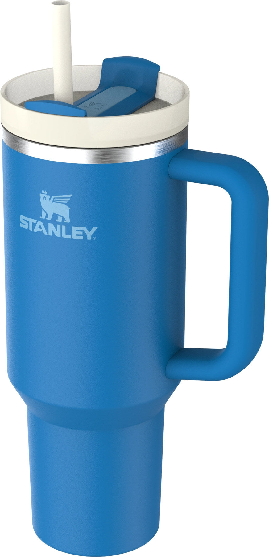 Quencher FlowState 1.18l azure in Blau präsentiert im Onlineshop von KAQTU Design AG. Thermosflasche ist von Stanley