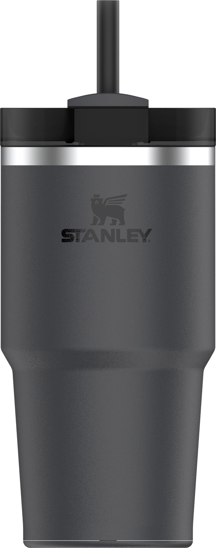 Quencher FlowState 0.6l black 2.0 in Schwarz präsentiert im Onlineshop von KAQTU Design AG. Thermosflasche ist von Stanley