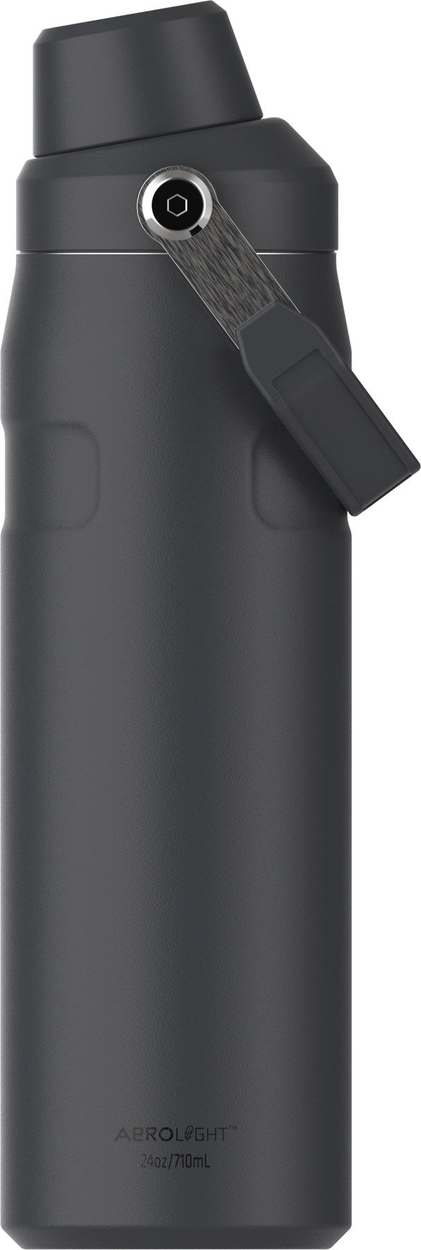 IceFlow Fast Flow Flasche 0.7l black 2.0 in Schwarz präsentiert im Onlineshop von KAQTU Design AG. Thermosflasche ist von Stanley