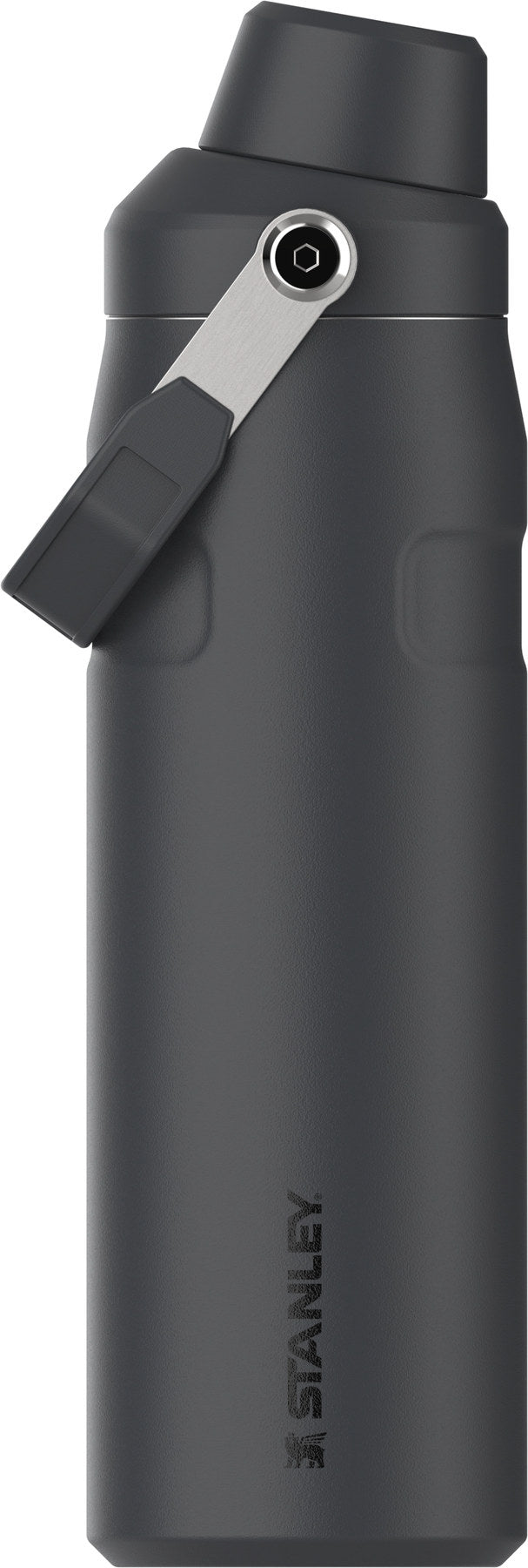 IceFlow Fast Flow Flasche 0.7l black 2.0 in Schwarz präsentiert im Onlineshop von KAQTU Design AG. Thermosflasche ist von Stanley