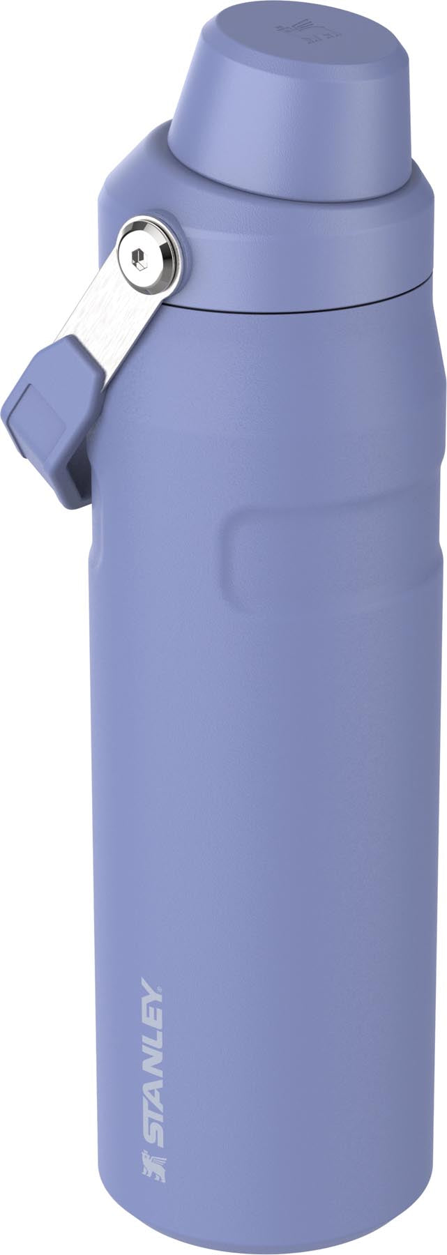 Elegante 0.7l Stanley Flasche in sanftem Hydrangea-Violett, perfekt für erfrischende Getränke bei Outdoor-Abenteuern.