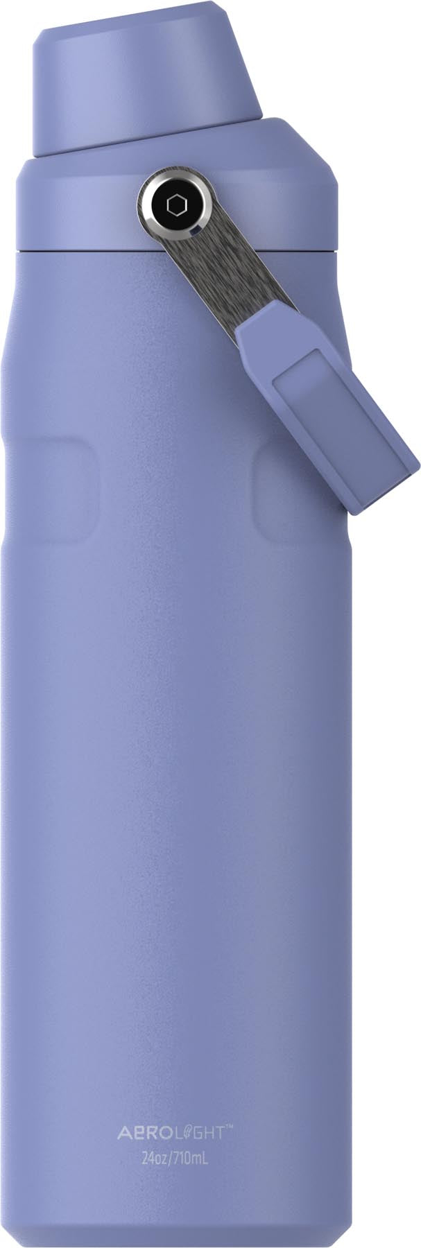 Stylische 0.7l Thermosflasche von Stanley in zartem Hydrangea-Violett, ideal für kalte Getränke unterwegs und beim Sport.