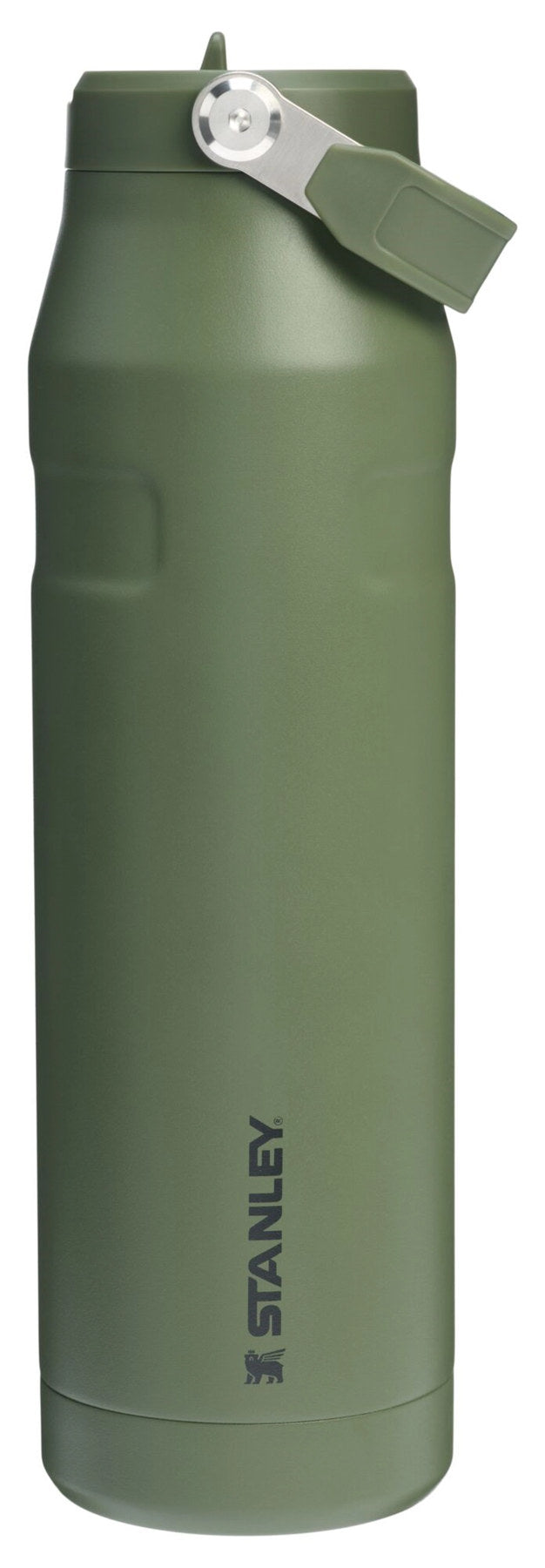 IceFlow Flip Straw Flasche 1.06l dried pine in Grün präsentiert im Onlineshop von KAQTU Design AG. Thermosflasche ist von Stanley