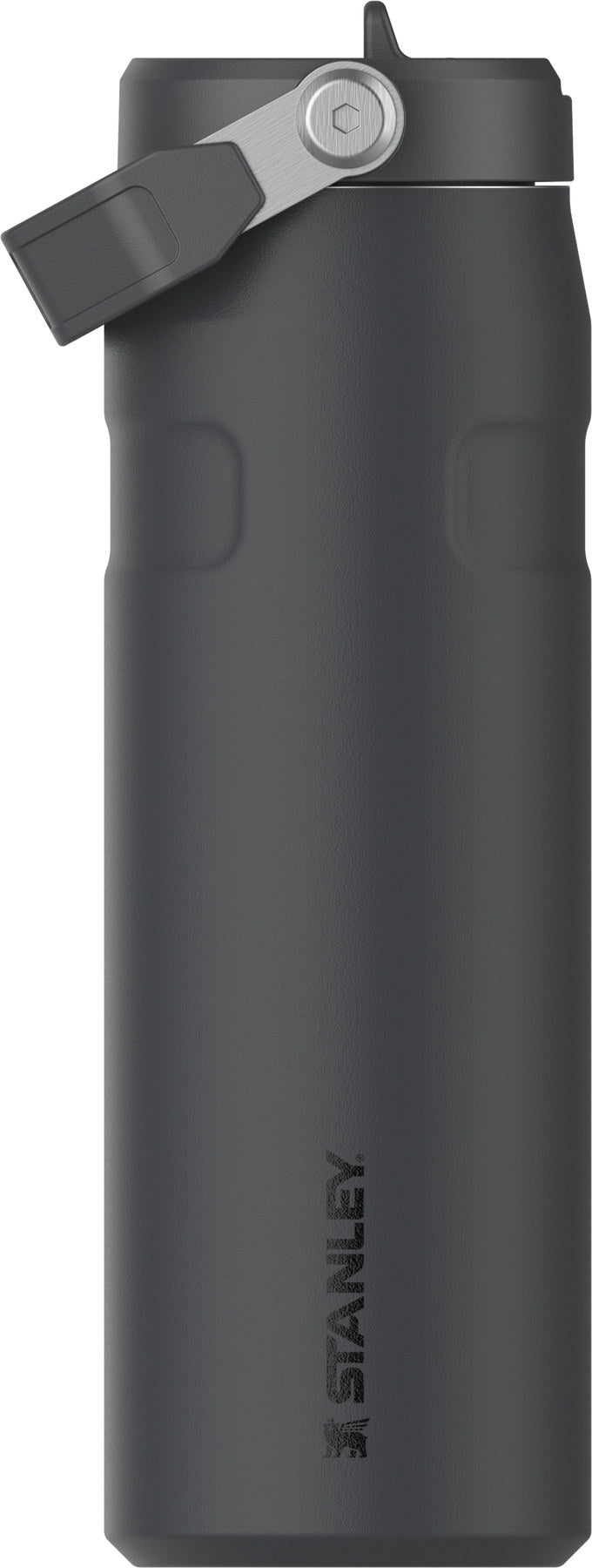 IceFlow Flip Straw Flasche 0.7l black 2.0 in Schwarz präsentiert im Onlineshop von KAQTU Design AG. Trinkflaschen ist von Stanley