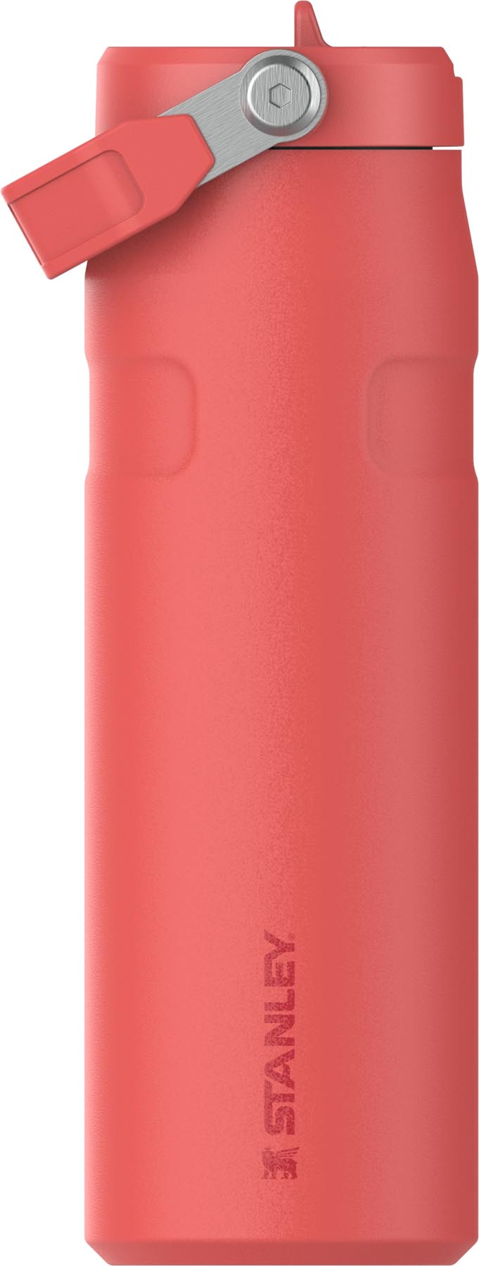 IceFlow Flip Straw Flasche 0.7l hot coral in Rot präsentiert im Onlineshop von KAQTU Design AG. Aufbewahrungsbehälter ist von Stanley