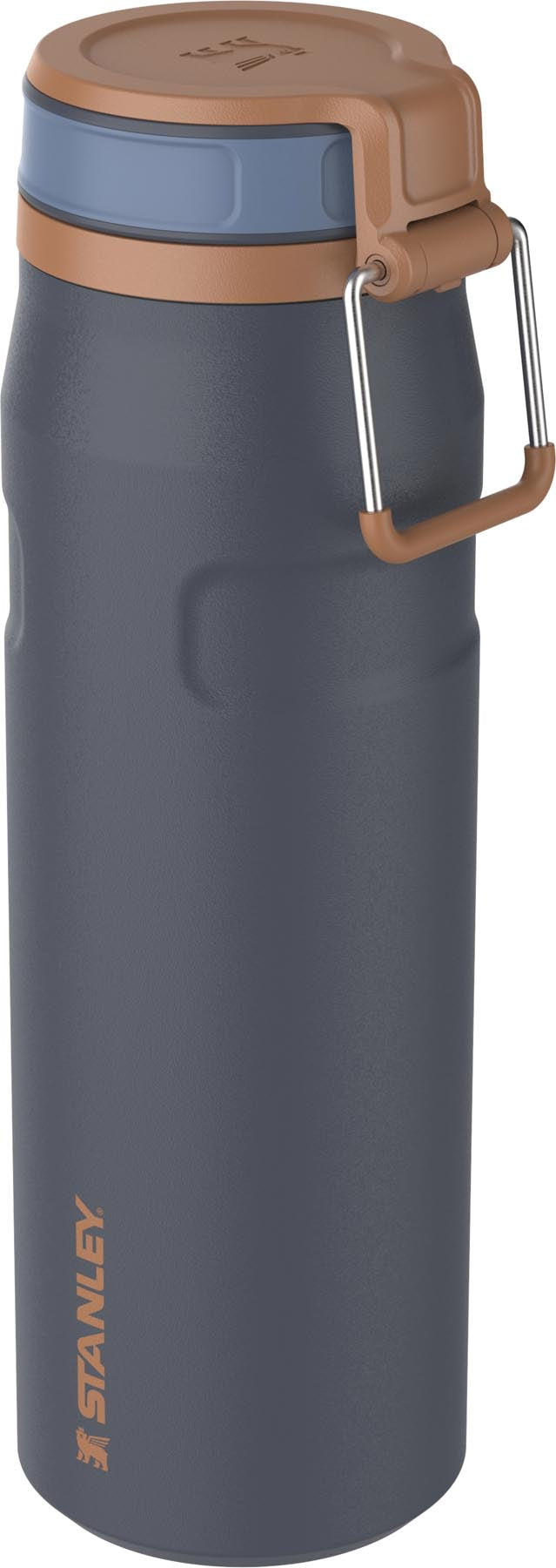 Stylische Stanley Thermosflasche IceFlow Twist Flip in Twilight-Blau, 0.7l, ideal für kalte Getränke und unterwegs.