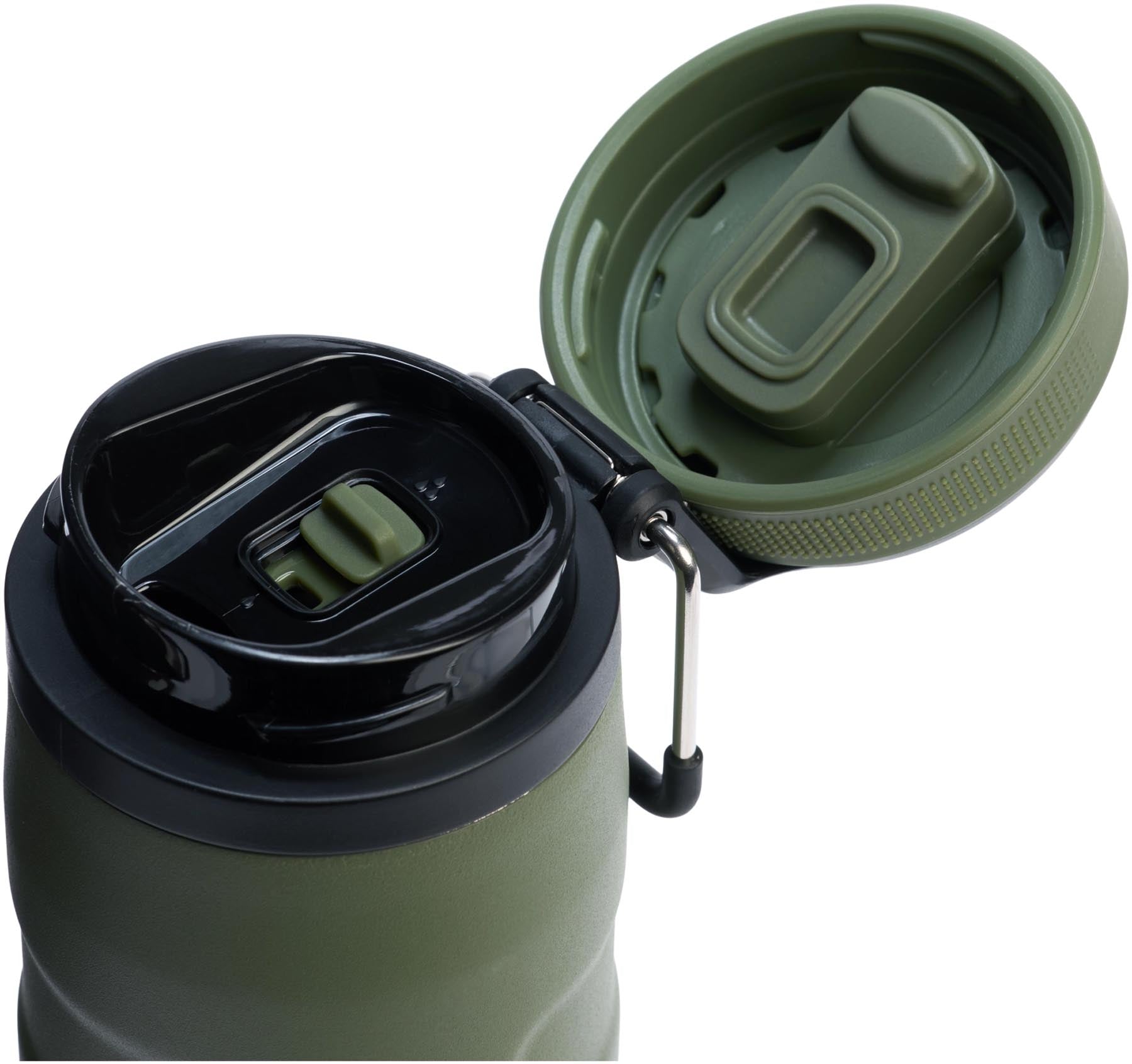 Stylische Stanley Thermosflasche IceFlow Twist in der Farbe dried pine, ideal für kalte Getränke und unterwegs. 0.47l Fassungsvermögen.