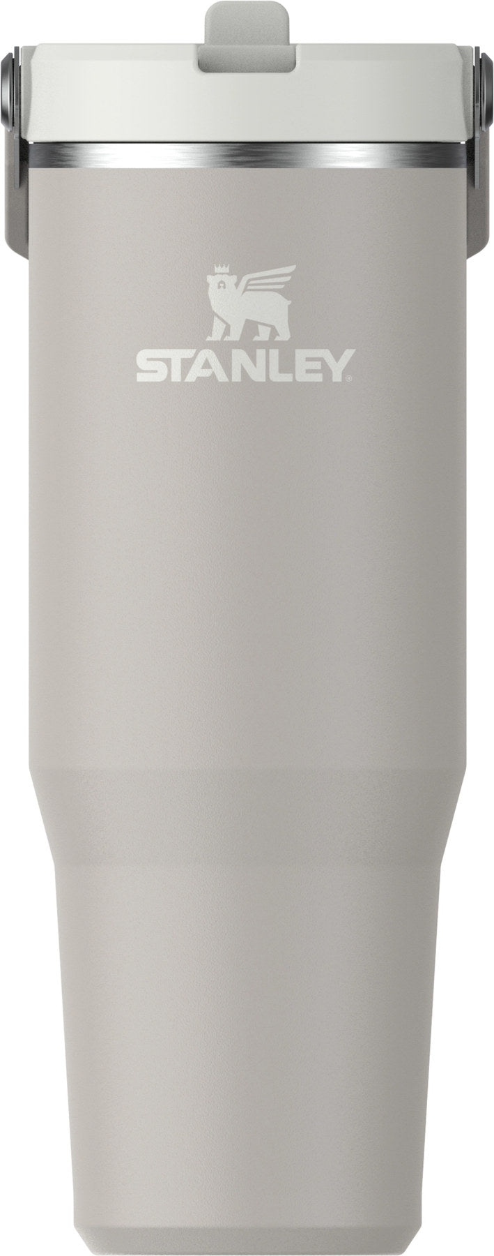 IceFlow Flip Straw Becher 0.89l ash in Grau präsentiert im Onlineshop von KAQTU Design AG. Thermosflasche ist von Stanley