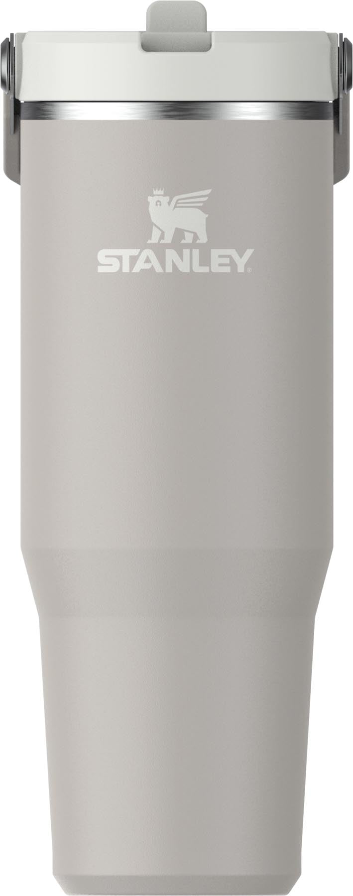 IceFlow Flip Straw Becher 0.89l ash in Grau präsentiert im Onlineshop von KAQTU Design AG. Aufbewahrungsbehälter ist von Stanley