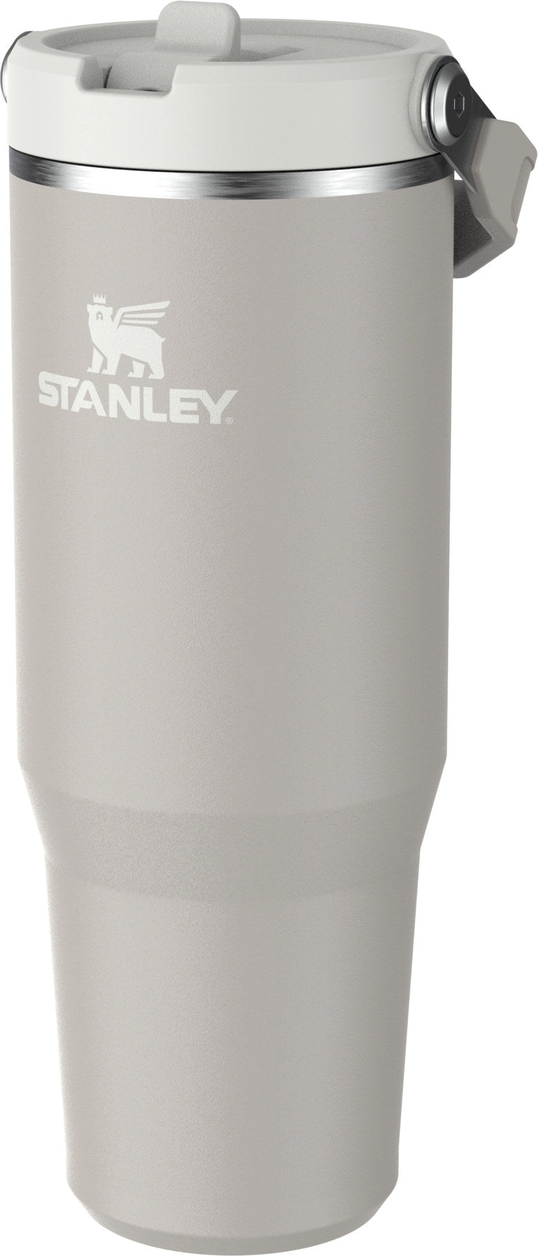 IceFlow Flip Straw Becher 0.89l ash in Grau präsentiert im Onlineshop von KAQTU Design AG. Thermosflasche ist von Stanley
