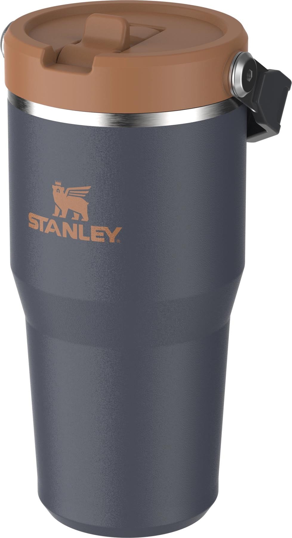 Stylischer Stanley IceFlow Flip Straw Becher in Twilight-Blau, 0.6l, ideal für kalte Getränke und unterwegs. Perfekt für Outdoor-Abenteuer.