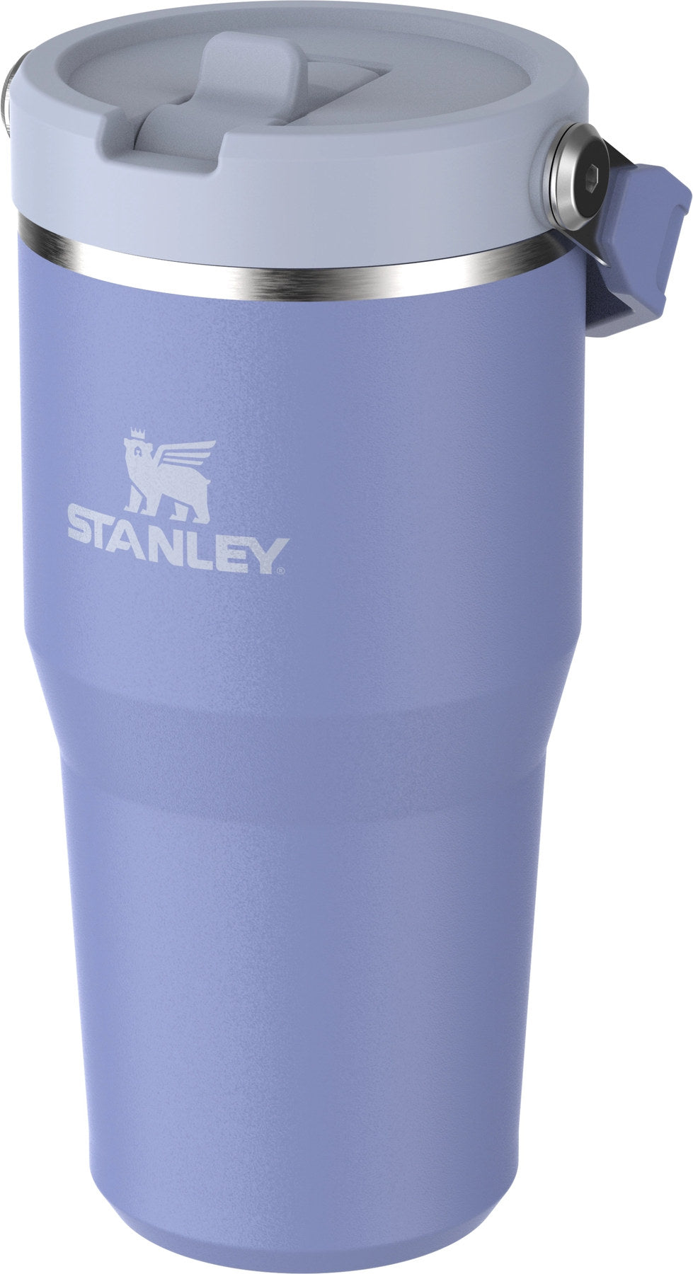 IceFlow Flip Straw Becher 0.6l hydrangea in Violett präsentiert im Onlineshop von KAQTU Design AG. Thermosflasche ist von Stanley