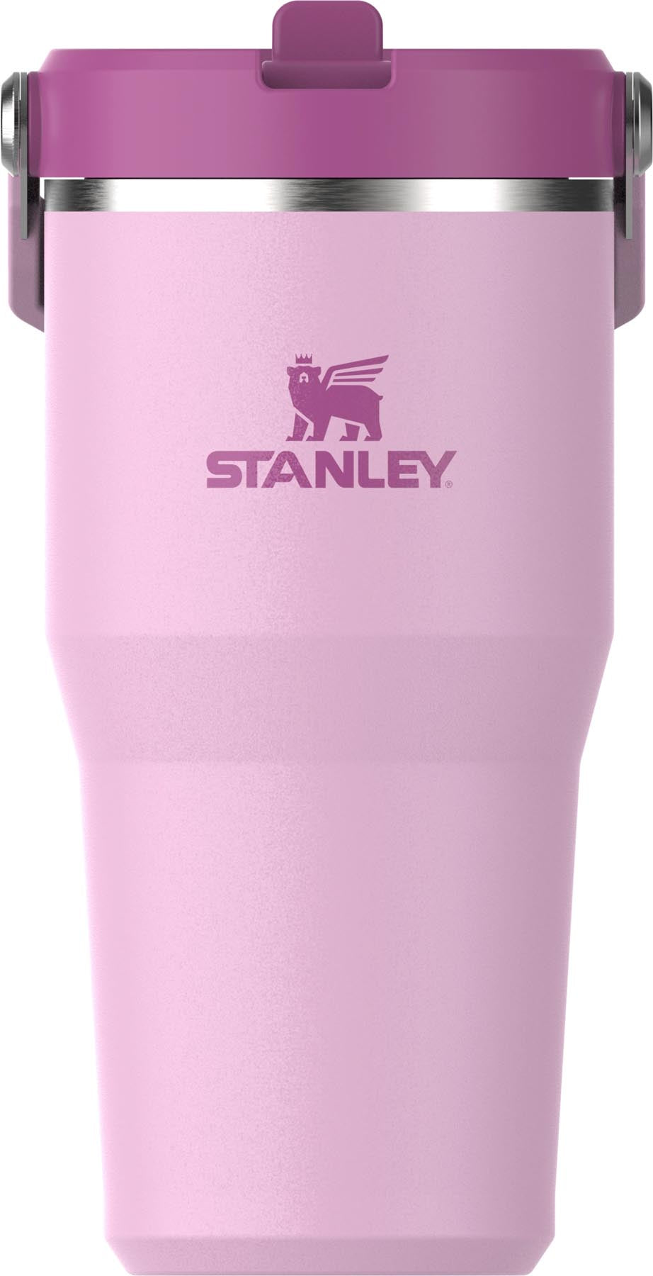 IceFlow Flip Straw Becher 0.6l cherry blossom in Violett präsentiert im Onlineshop von KAQTU Design AG. Aufbewahrungsbehälter ist von Stanley