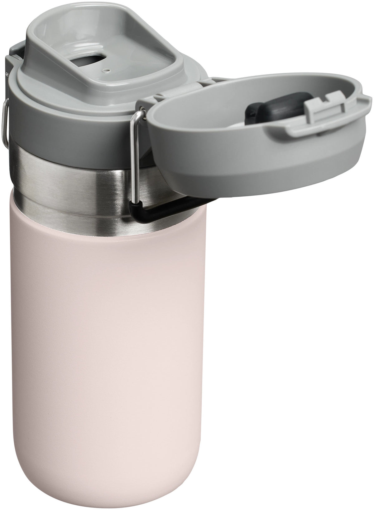 Quick-Flip Wasserflasche 0.47l rose quartz in Pink präsentiert im Onlineshop von KAQTU Design AG. Thermosflasche ist von Stanley