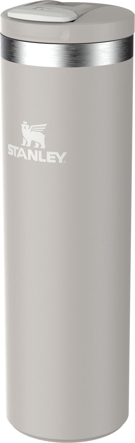 Stylische Stanley AeroLight Transit Mug in elegantem Grau, ideal für unterwegs. Perfekte Thermosflasche für heiße und kalte Getränke.