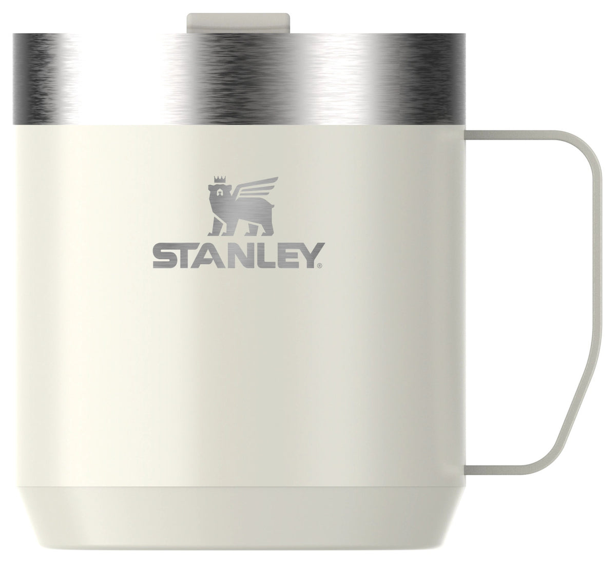 Everyday Camp Mug 0.35l cream gloss in Beige präsentiert im Onlineshop von KAQTU Design AG. Thermosflasche ist von Stanley