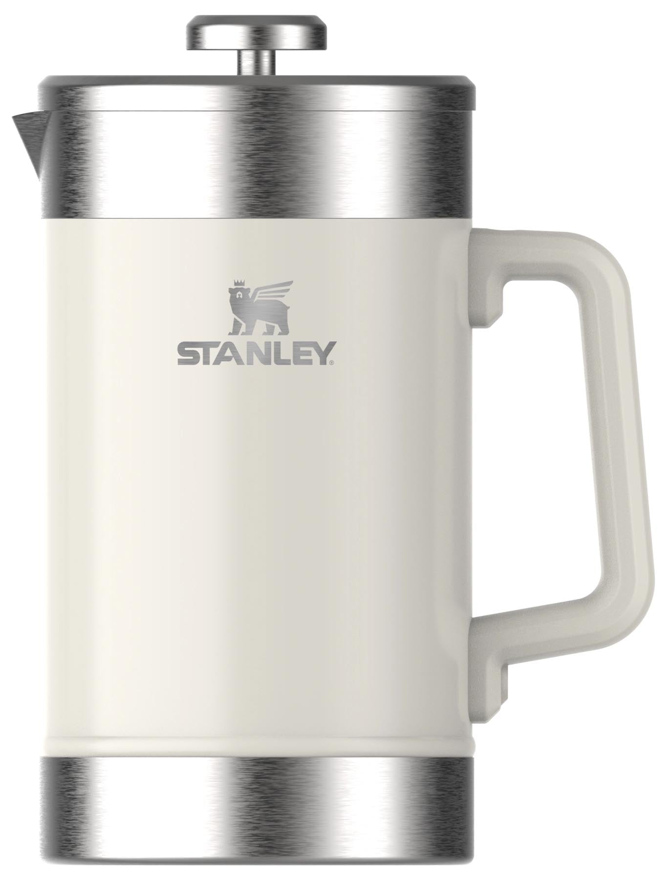 Stay-Hot French Press 1.4l cream gloss in Beige präsentiert im Onlineshop von KAQTU Design AG. Aufbewahrungsbehälter ist von Stanley