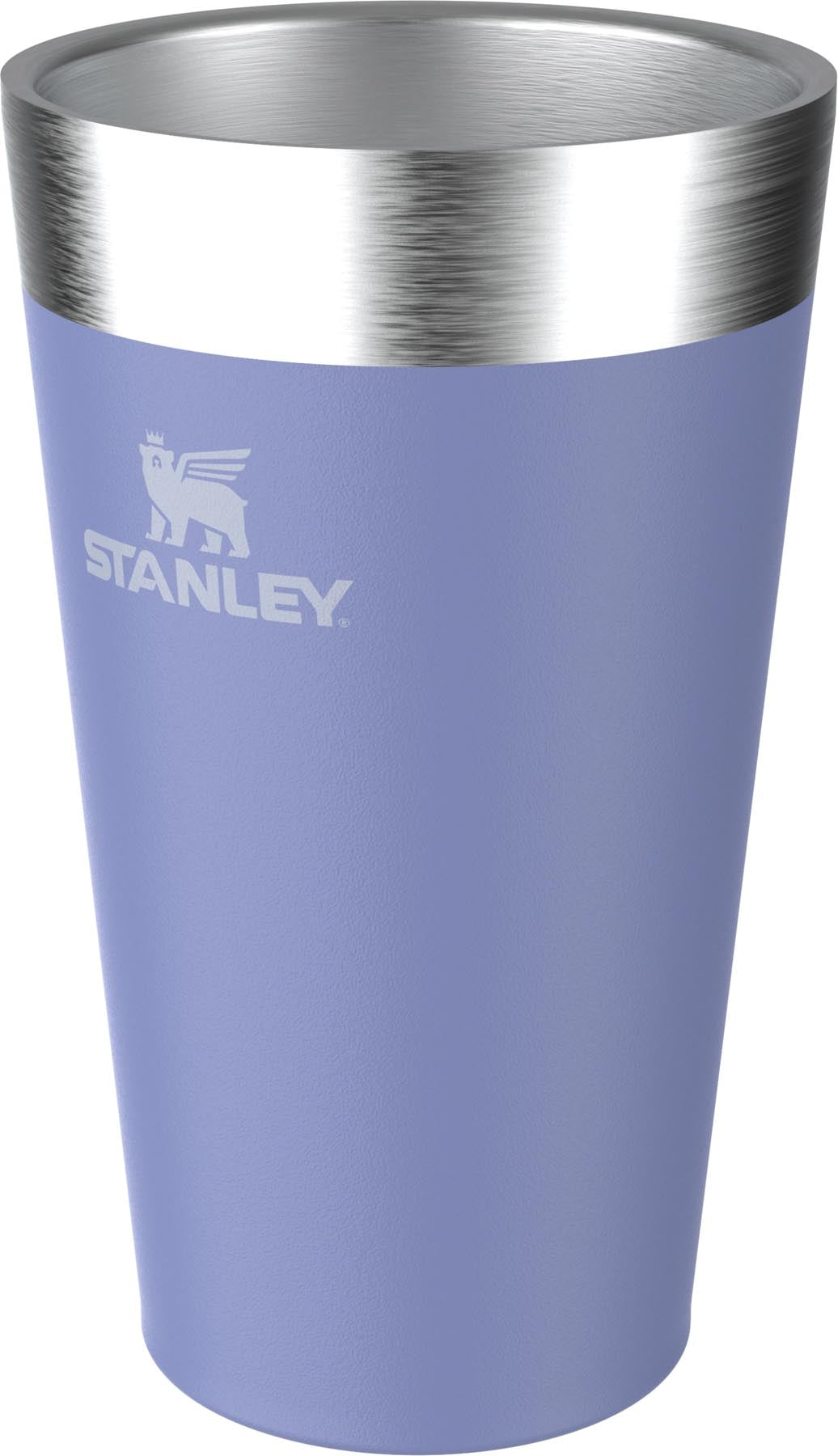 Stylischer Stacking Tumbler in zartem Hydrangea-Violett von Stanley, ideal für Getränke unterwegs und perfekt stapelbar.