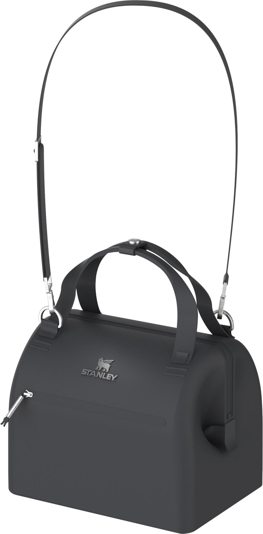 Schwarze Kühltasche All-Day Julienne Mini Cooler 7l von Stanley, ideal für Picknicks und Ausflüge, bietet praktische Kühlung und stilvolles Design.
