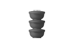 Set of 3 Tylla 200ml, 105x105x18cm, charcoal