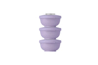 Set of 3 Tylla 200ml, 105x105x18cm, lavender