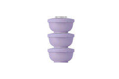 Set of 3 Tylla 200ml, 105x105x18cm, lavender